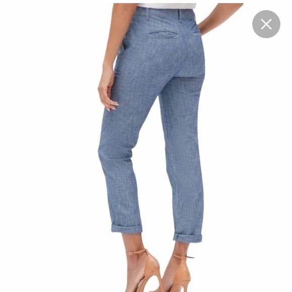 Gap Chambray Girlfriend Khaki - Picture 2 of 8